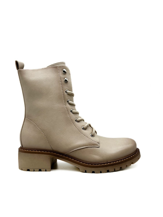 Botines Militares Mujer Referencia 2551 Beige