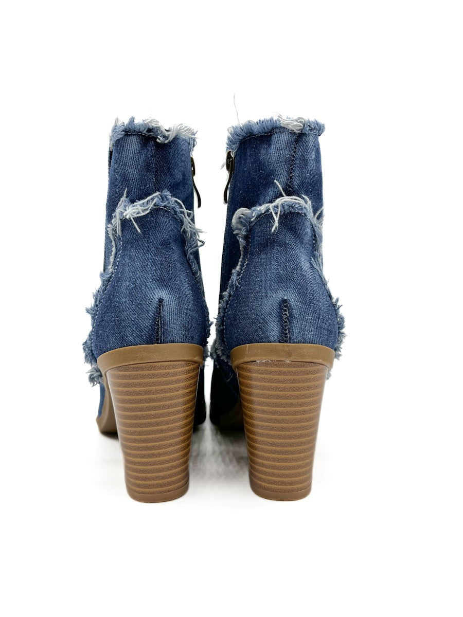 Botín Cowboy Jeans Mujer