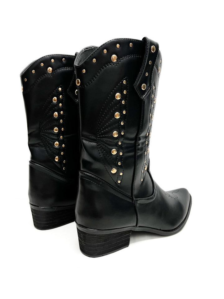 Botas Camperas Tachuelas Mujer