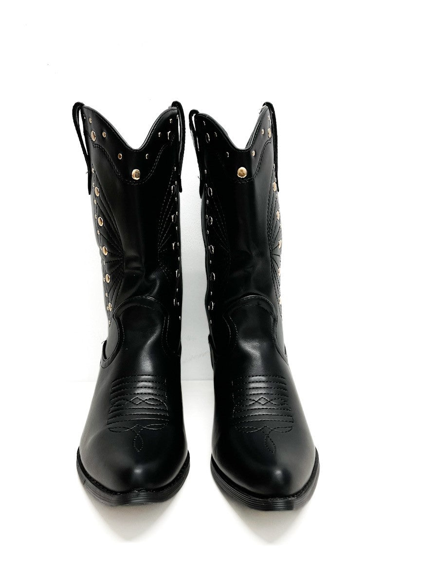 Botas Camperas Tachuelas Mujer