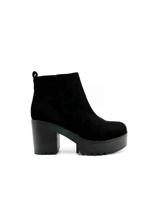 Botín Platafoma Referencia W813-1 Negro