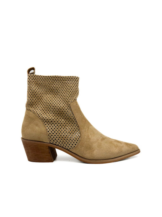 Botín Cowboy Calado M3018 Camel