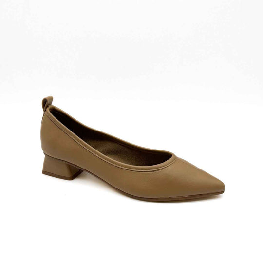 Zapatos Medio Tacón de Mujer Corina Modelo M3630 Camel