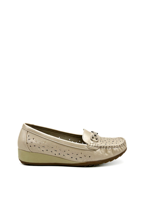 Mocasín Calados Mujer Referencia DR1260 Beige