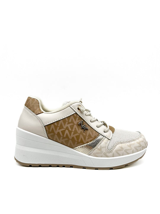 Zapatillas Cuña NK Referencia NK060 Beige