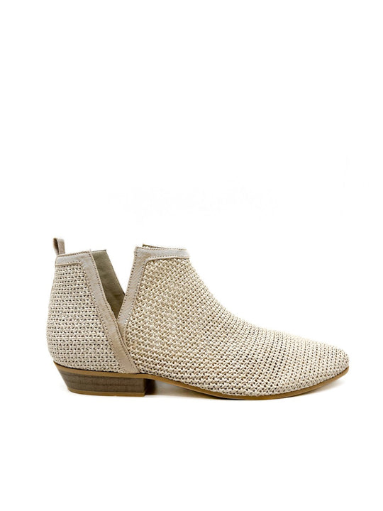 Botín Ganchillo Beige Corina m4118 Beige