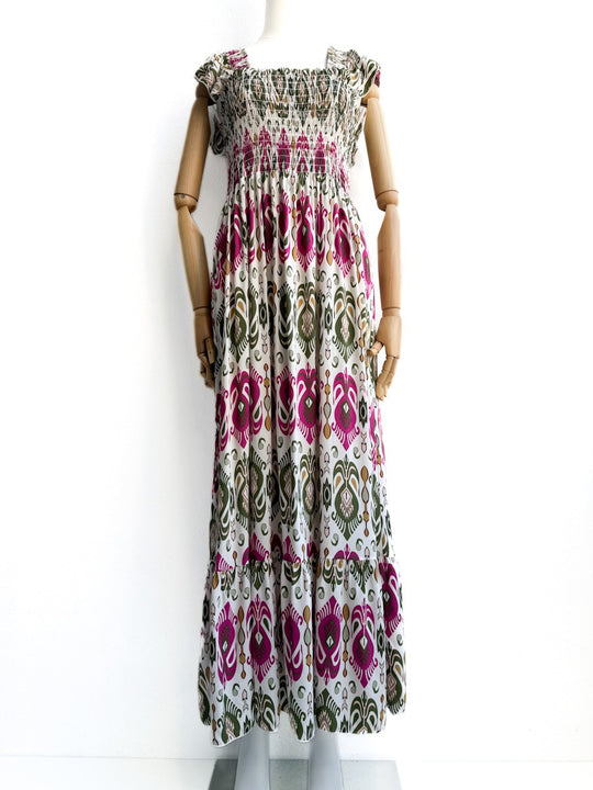 Vestido Largo M3821 Beige
