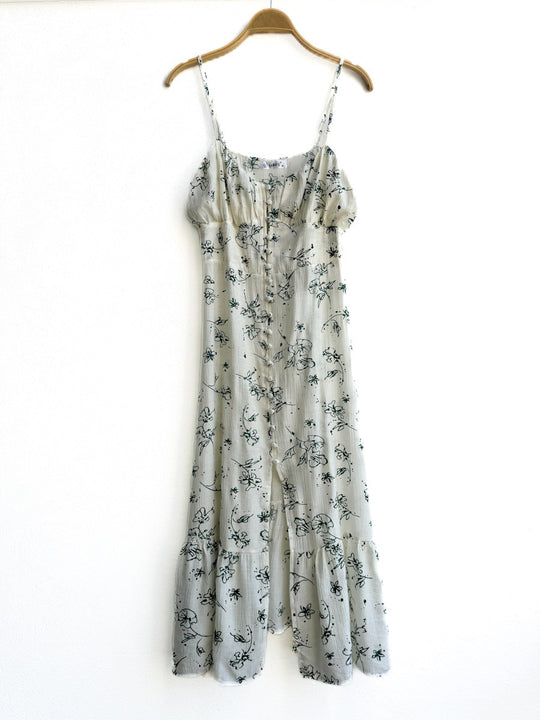 Vestido Floral Verde